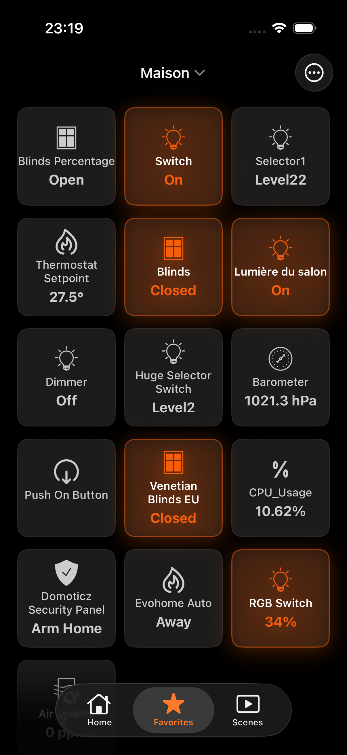Pilot 2026.3 apparaatnavigatie met tegelweergave