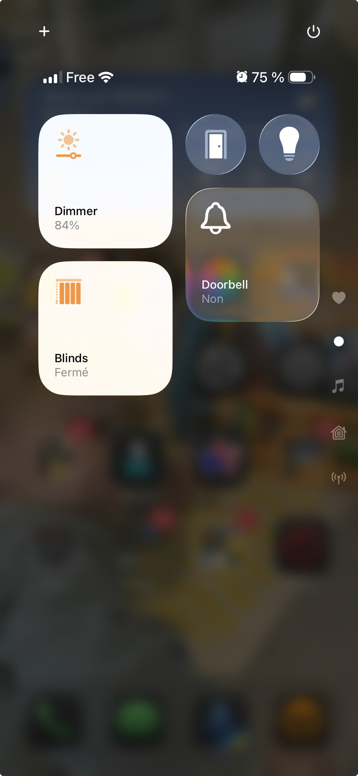Pilot devices in the iOS Control Center
