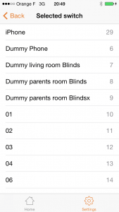 Pilot: selecting a switch