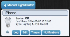 Domoticz dummy switch