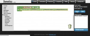 Domoticz - événement, iPhone atteint la maison